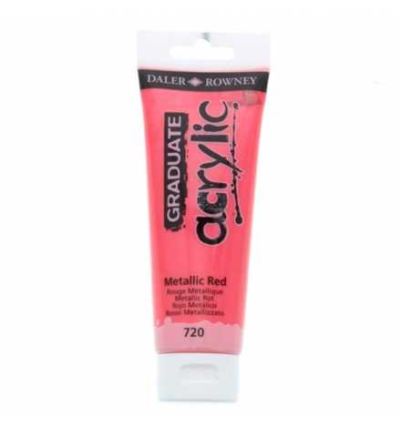 Acrylic Paint Graduate 120ml - Metallic Red