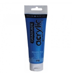 Acrylic Paint Graduate 120ml - Metallic Blue