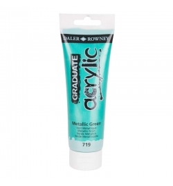 Acrylic Paint Graduate 120ml - Metallic Green