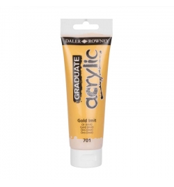 Acrylic Paint Graduate 120ml - Gold Imit