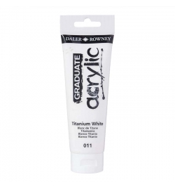 Acrylic Paint Graduate 120ml - White