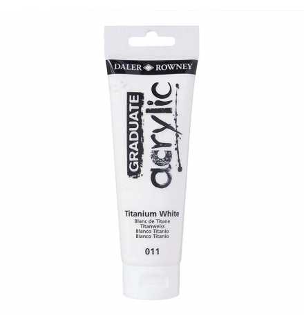 Acrylic Paint Graduate 120ml - White