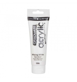 Ακρυλική μπογιά Graduate 120ml - Άσπρο Mixing
