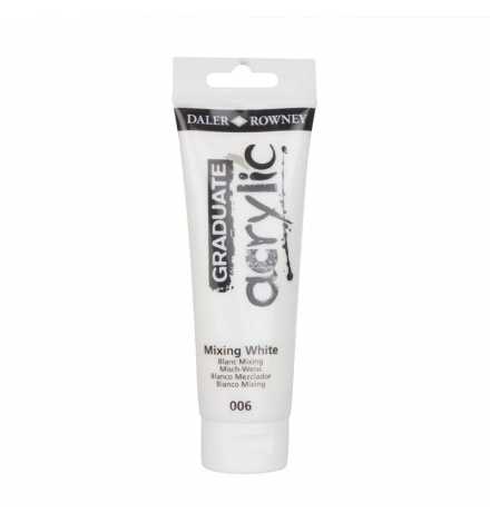 Acrylic Paint Graduate 120ml - Mixing White