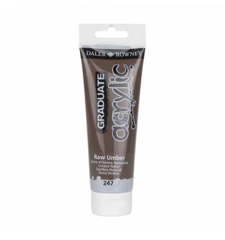 Acrylic Paint Graduate 120ml - Raw Umber