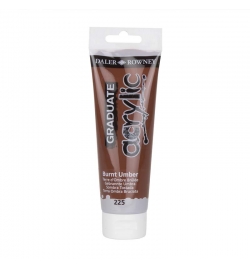 Acrylic Paint Graduate 120ml - Burnt Umber