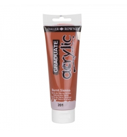 Acrylic Paint Graduate 120ml - Burnt Sienna