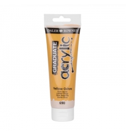 Acrylic Paint Graduate 120ml - Yellow Ochre