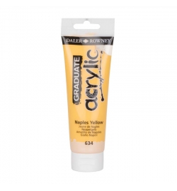 Acrylic Paint Graduate 120ml - Naples Yellow