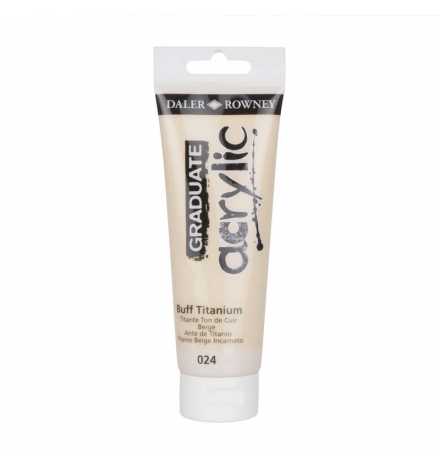 Acrylic Paint Graduate 120ml - Buff Titanium