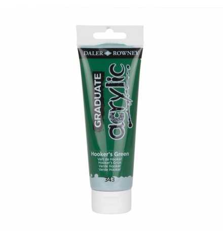 Acrylic Paint Graduate 120ml - Hooker's Green