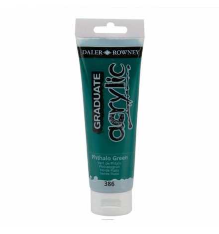 Acrylic Paint Graduate 120ml - Phthalo Green