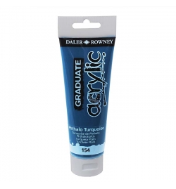 Acrylic Paint Graduate 120ml - Phthalo Turquoise