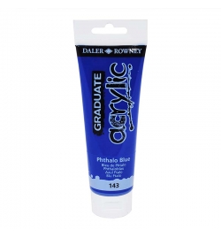 Acrylic Paint Graduate 120ml - Phthalo Blue