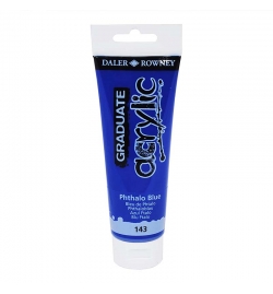 Acrylic Paint Graduate 120ml - Phthalo Blue