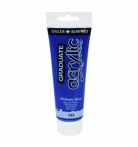 Acrylic Paint Graduate 120ml - Phthalo Blue