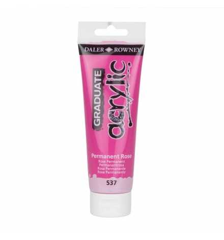 Acrylic Paint Graduate 120ml - Permanent Rose