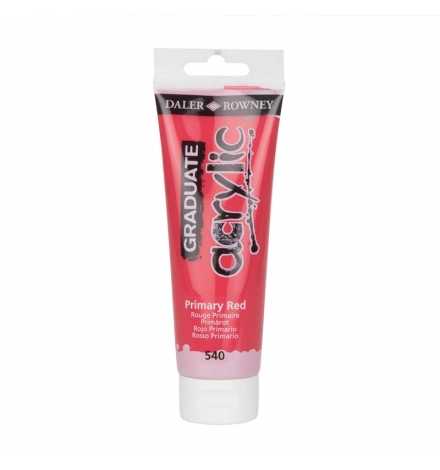 Acrylic Paint Graduate 120ml - Priamry Red