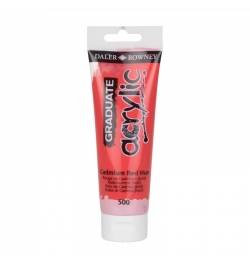 Acrylic Paint Graduate 120ml - Cadmium Red Hue