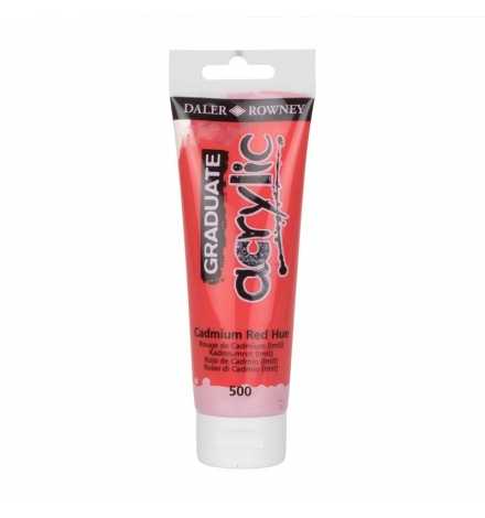 Acrylic Paint Graduate 120ml - Cadmium Red Hue