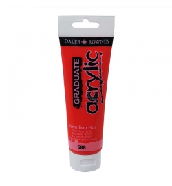 Acrylic Paint Graduate 120ml - Vermilion Hue