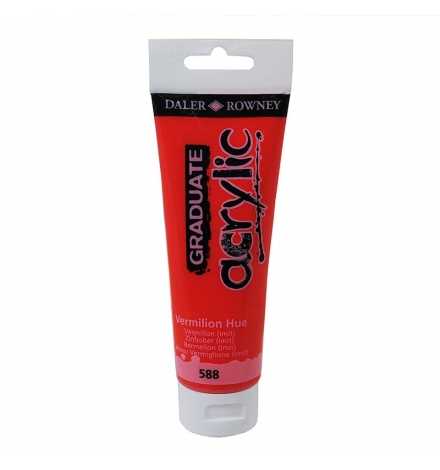 Acrylic Paint Graduate 120ml - Vermilion Hue