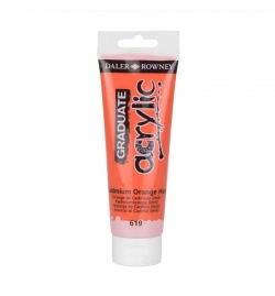 Acrylic Paint Graduate 120ml - Cadmium Orange Hue