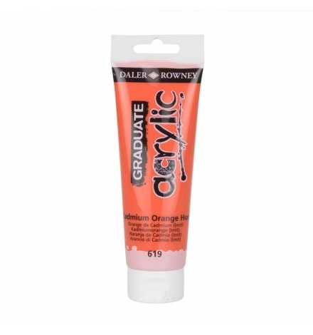 Acrylic Paint Graduate 120ml - Cadmium Orange Hue