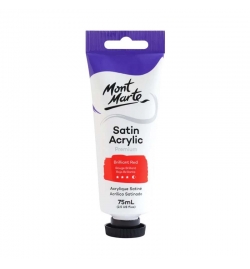 Acrylic Paint 75ml - Brilliant Red