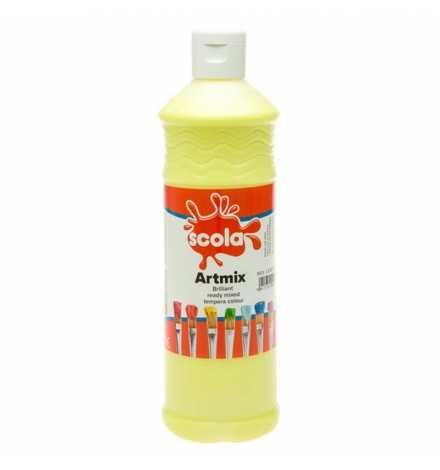 Μπογιά Tempera Artmix 600ml - Κίτρινο (Lemon)