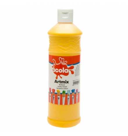 Μπογιά Tempera Artmix 600ml - Κίτρινο (Bright)