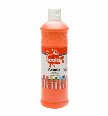 Μπογιά Tempera Artmix 600ml - Πορτοκαλί (Orange)