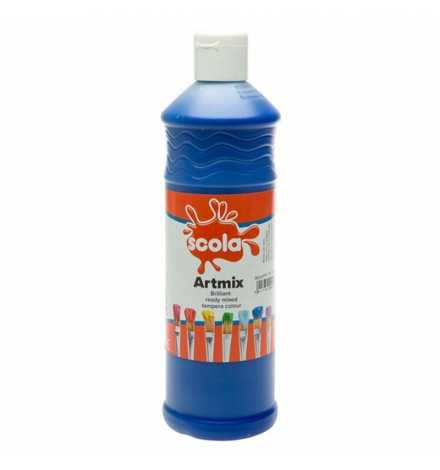 Μπογιά Tempera Artmix 600ml - Μπλε  (Bright)