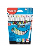 Maped Color'Peps Brush Tip Ultrawashable Markers 10pcs Maped