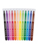 Color Peps Long Life Felt Tip Markers Set 12pcs Maped