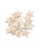 Wooden Star 5cm x 2mm