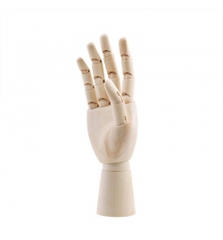 Wooden Right Hand Mannequin (10") 25cm