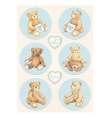 Ριζόχαρτο A4: "DayDream rounds bear blue"