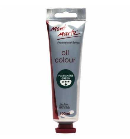 Oil Paint 100ml Mont Marte - Permanent Green