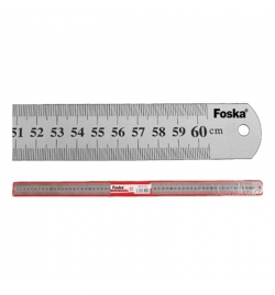 Metallic Ruler 60cm - Steinless Steel