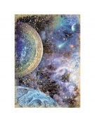 Ricepaper A4: "Cosmos Infinity Planets"