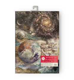 Ricepaper A4: "Cosmos Infinity Galileo"
