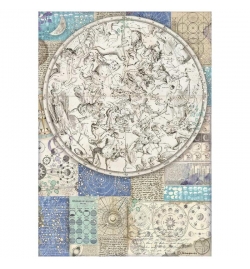 Ricepaper A4: "Cosmos Infinity Zodiac"