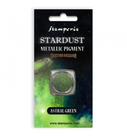 Stardust Pigment 0.5gr Astral green - Stamperia