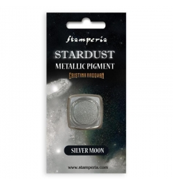 Stardust Pigment 0.5gr Silver moon - Stamperia