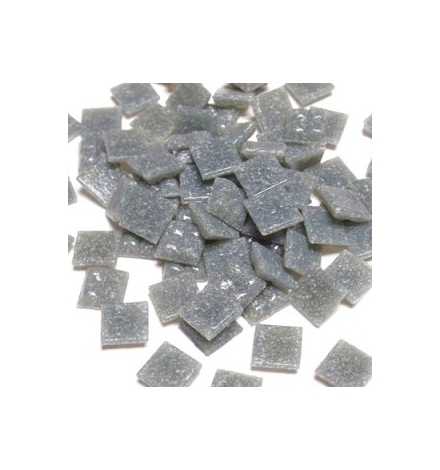 Ψηφίδες γυάλινες 10x10mm 200gr Ασημένιο