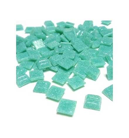 Joy Glass Mosaic 10x10mm 200gr - Turquoise