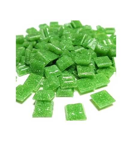 Joy Glass Mosaic 10x10mm 200gr - Lime Green