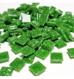 Joy Glass Mosaic 10x10mm 200gr - Fir Green