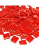 Joy Glass Mosaic 10x10mm 200gr - Glowing Red